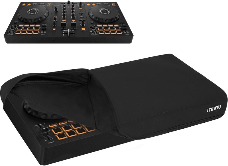 ITHWIU Mixer Protective Cover for DDJ REV1 Dustproof & Waterproof Cover 20.7" L X 10" W X 2.3" H, Black - Image 1